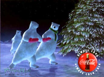 Coca-Cola Animation Art Cel - Enchanted Evening - 
AA103