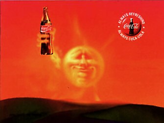 Coca-Cola Animation Art Cel - Refreshment - 
AA104