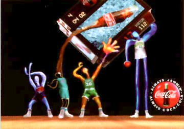 Coca-Cola Animation Art Cel - Always Jammin' - 
AA107