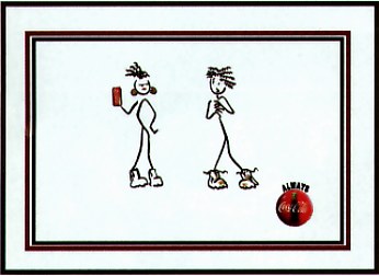 Coca-Cola Animation Art Cel - I Gotta Man - 
AA122