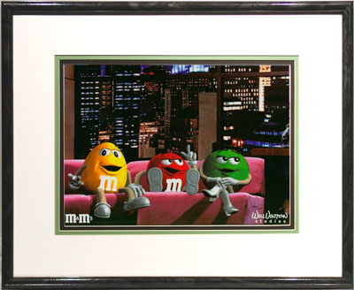 M&M's Brand Talk Show Advertising And Animation Art Cel - 
AA125