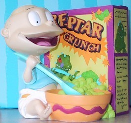 RUGRATS TOMMY AND REPTAR CEREAL BANK