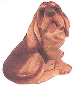LIVER BLOOD HOUND DOG BANK