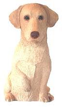 YELLOW LABRADOR SITTING DOG BANK