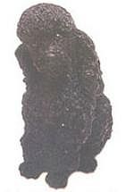 BLACK POODLE DOG BANK