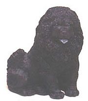 BLACK CHOW DOG BANK