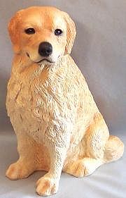 GOLDEN RETRIEVER DOG BANK