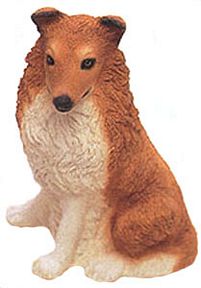 COLLIE DOG BANK