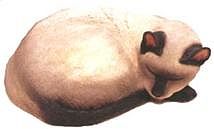 SIAMESE FIRESIDE CAT BANK