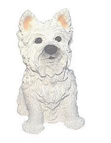 WEST HIGHLAND TERRIER DOG BANK