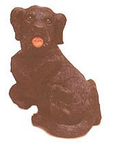 CHOCOLATE LABRADOR DOG BANK