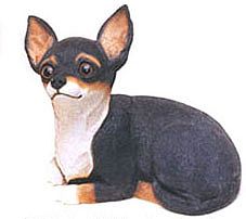 TRI-COLOR CHIHUAHUA DOG BANK