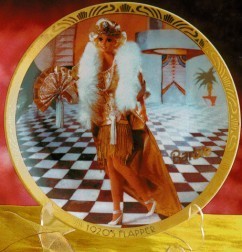 1920'S FLAPPER BARBIE LIMITED EDITION PORCELAIN PLATE