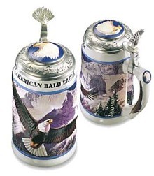 Anheuser Busch American Bald Eagle Series Winter Stein