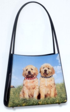 GOLDEN RETRIEVER CRESCENT PURSE