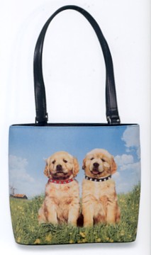 GOLDEN RETRIEVER BUCKET PURSE