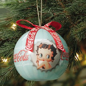 BETTY BOOP COCA-COLA ORNAMENT