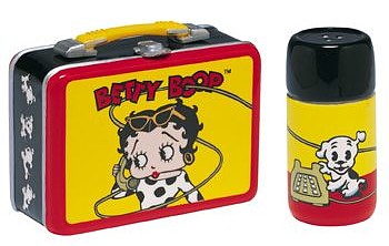BETTY BOOP LUNCH BOX SALT AND PEPPER SHAKERS