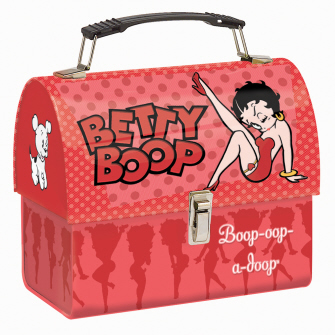 BETTY BOOP DOME STYLE TIN TOTE/LUNCH BOX