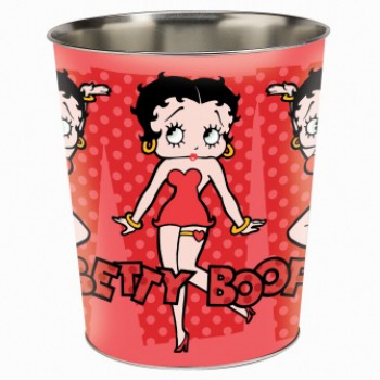 BETTY BOOP METAL WASTEPAPER BASKET