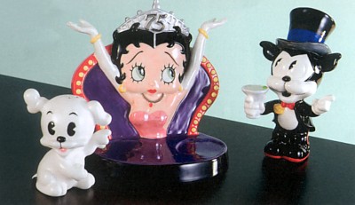 BETTY BOOP 75th ANNIVERSARY SALT AND PEPPER SHAKERS