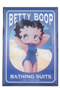 Betty Boop Bathing Suits Tin Sign