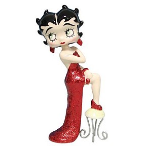 BETTY BOOP GLAMOUR MINI BOBBLE HEAD FIGURINE