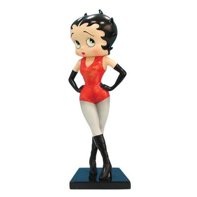 Betty Boop Red Jumpsuit Figurine