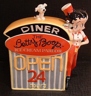 BETTY BOOP DINER AND ICE CREAM PARLOR COOKIE JAR