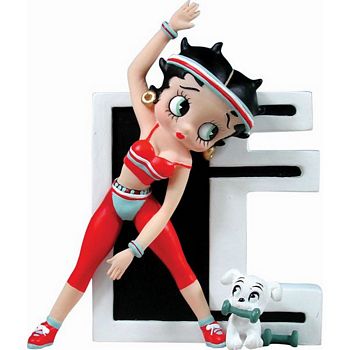 BETTY BOOP LETTER E FIGURINE