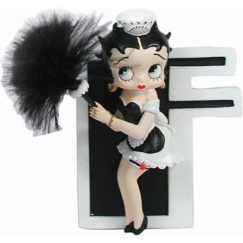 BETTY BOOP LETTER F FIGURINE