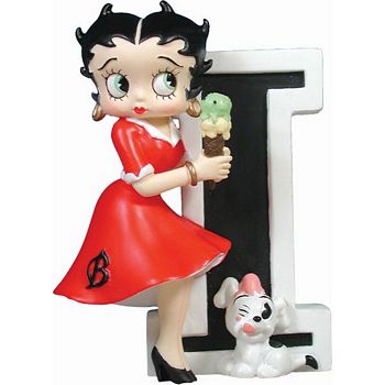 BETTY BOOP LETTER I FIGURINE