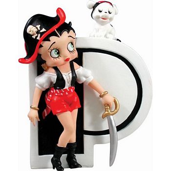 BETTY BOOP LETTER P FIGURINE
