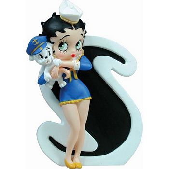 BETTY BOOP LETTER S FIGURINE