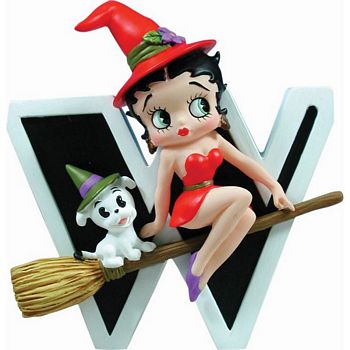 Betty Boop Letter W Figurine