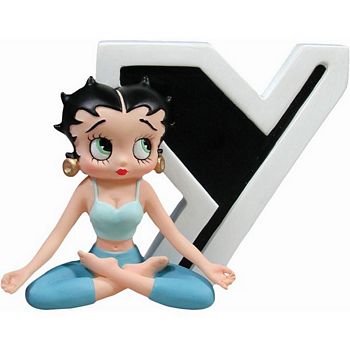 BETTY BOOP LETTER Y FIGURINE