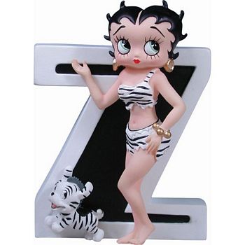 BETTY BOOP LETTER Z FIGURINE
