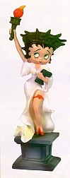 BETTY BOOP STATUE OF LIBERTY FIGURINE