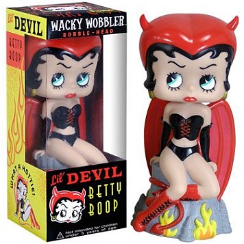LIL' DEVIL BETTY BOOP WACKY WOBBLER BOBBLE HEAD FIGURINE