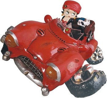 BETTY BOOP IN CAR FIGURINE