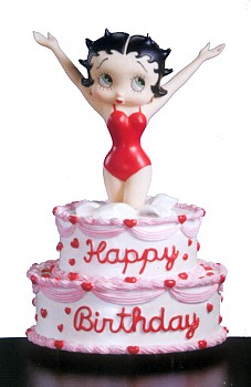 Betty Boop Happy Birthday Musical Figurine