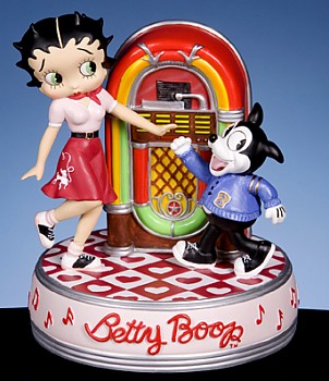 BETTY BOOP JUKE BOX MUSICAL FIGURINE