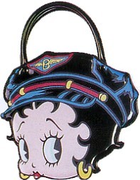 BETTY BOOP BIKER HANDBAG