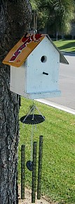 BETTY BOOP BIRDHOUSE WIND CHIME