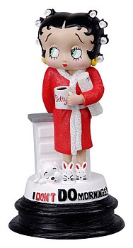 BETTY BOOP I DON'T DO MORNINGS FIGURINE