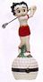 Betty Boop Golfer Porcelain Clasp Box