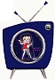 Betty Boop 50's TV Alarm Clock With Snooze Button