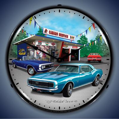 1967 Camaro Lighted Wall Clock