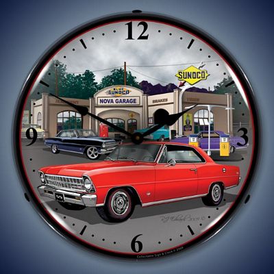 1967 Nova Lighted Wall Clock