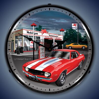 1969 Camaro Lighted Wall Clock